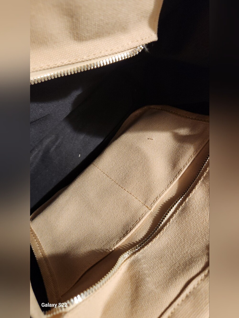NEW Marc Jacobs FASHION Beige Canvas 'The Tote Bag' with Black Logo - Picture 10 of 10